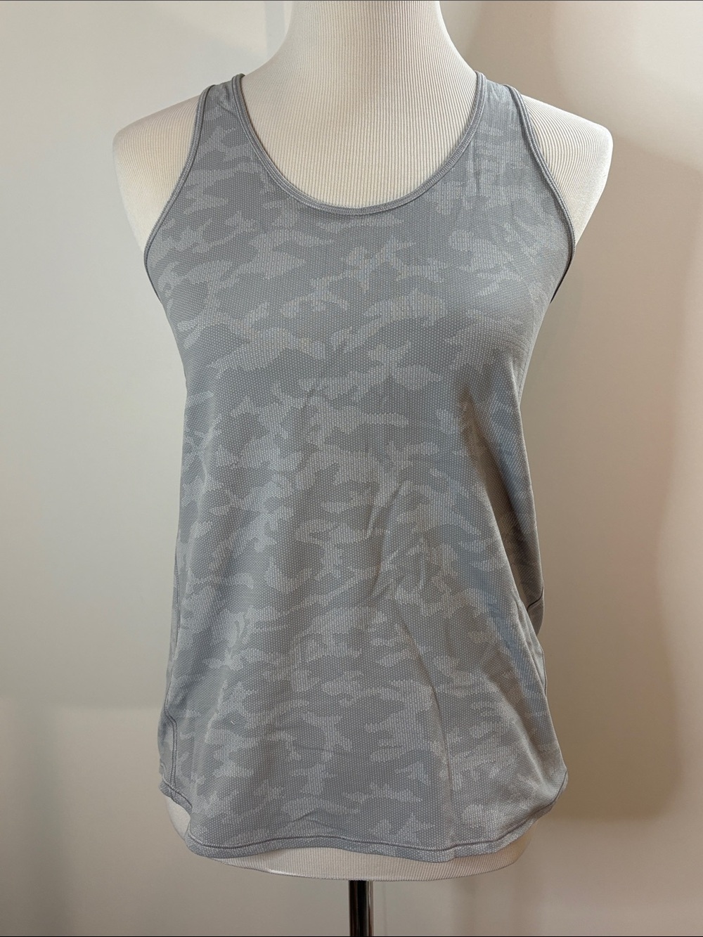 lululemon athletica Light Gray Camo Racerback Tank